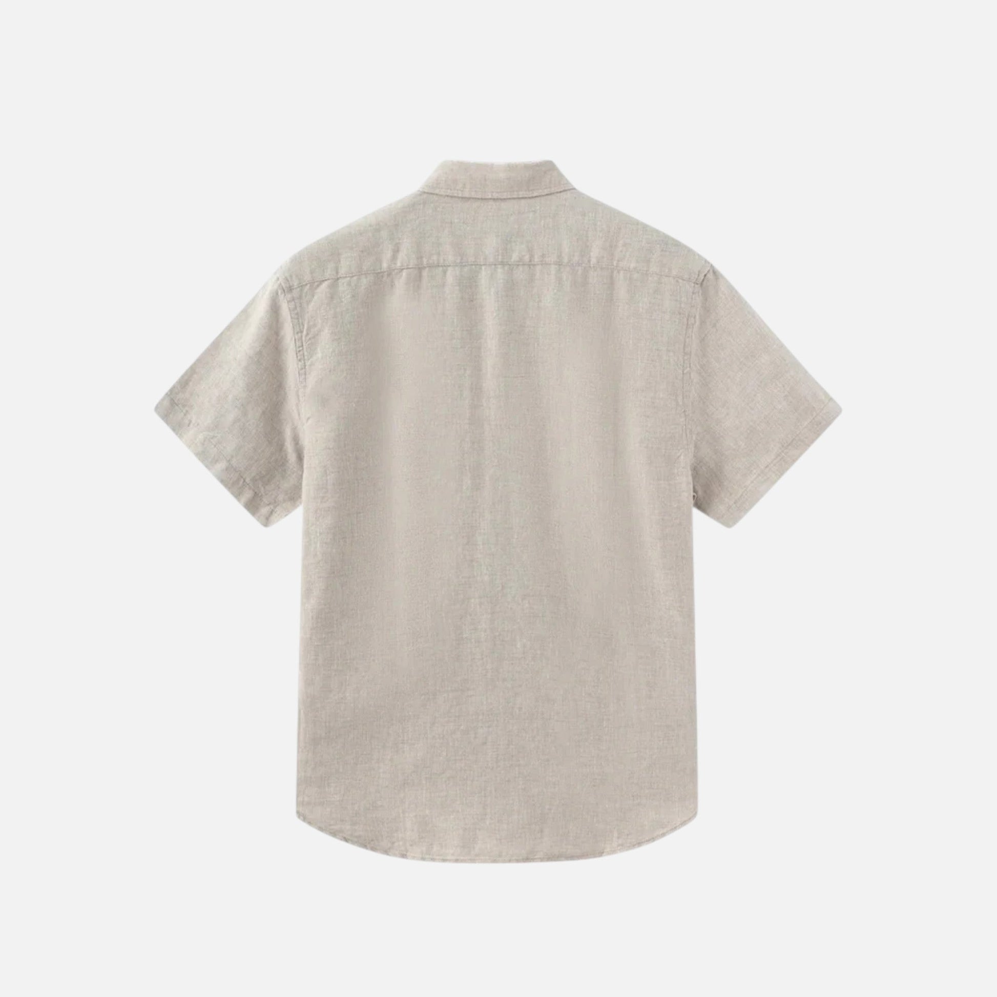 Men's Linen Style Short Sleeve Shirt
