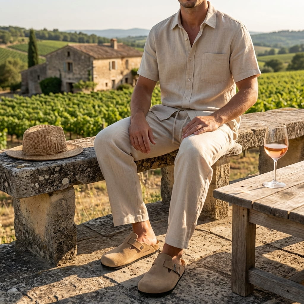 Men's Linen Summer 2-Piece Set
