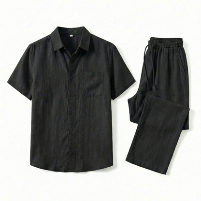 Men's Linen Summer 2-Piece Set
