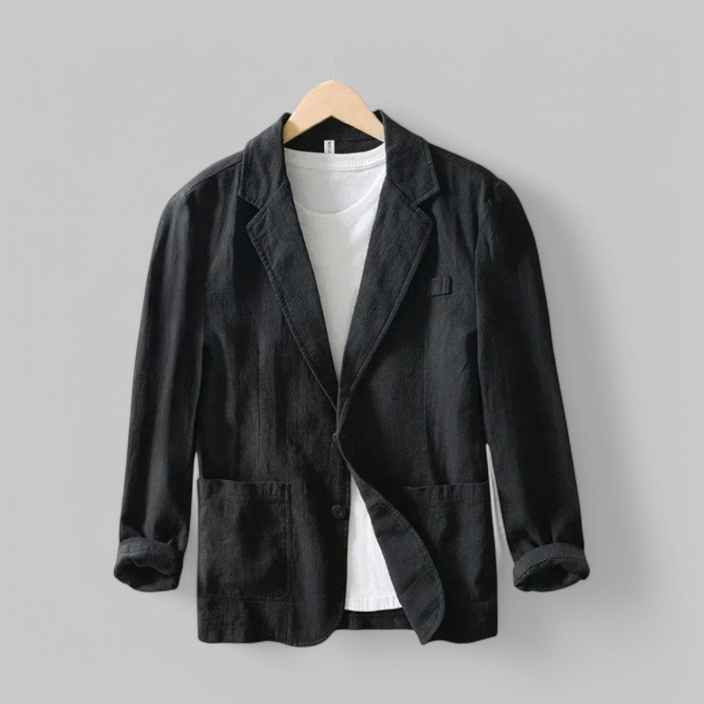 Men's Linen Summer Blazer Jacket