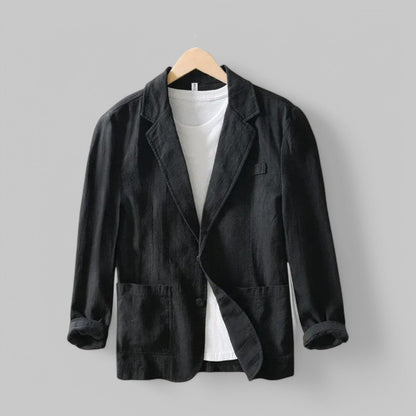 Men's Linen Summer Blazer Jacket