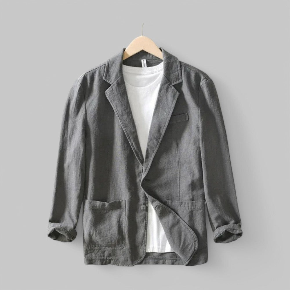 Men's Linen Summer Blazer Jacket