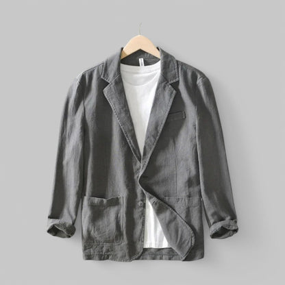 Men's Linen Summer Blazer Jacket