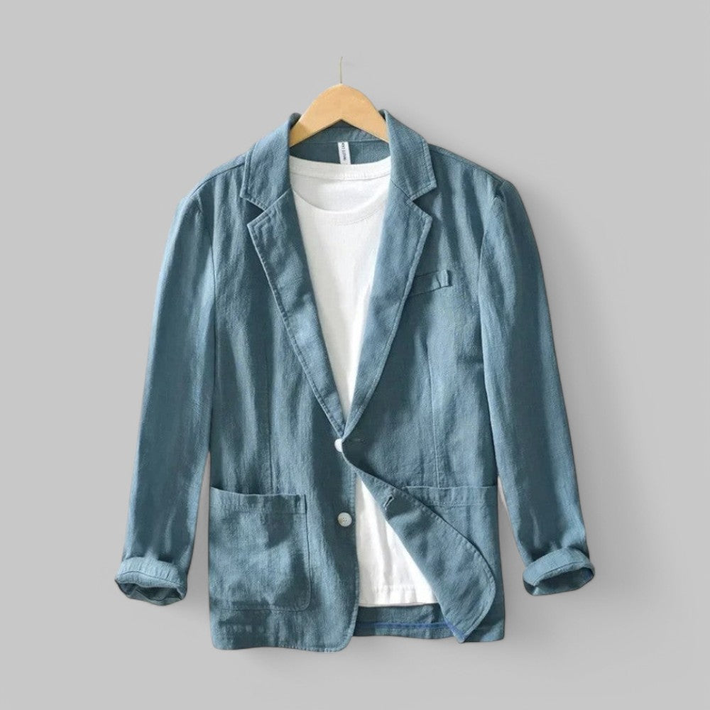 Men's Linen Summer Blazer Jacket