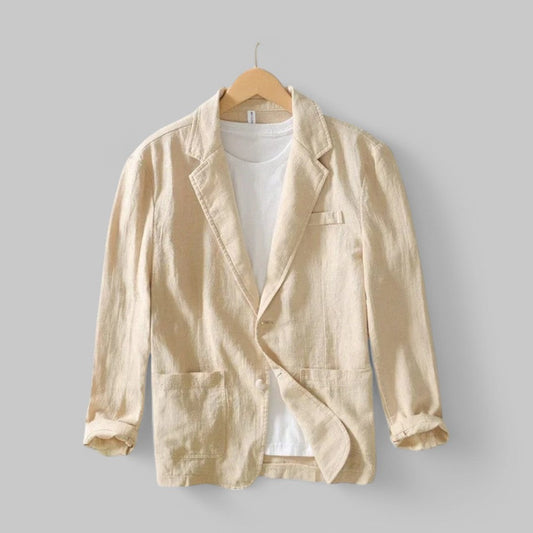 Men's Linen Summer Blazer Jacket