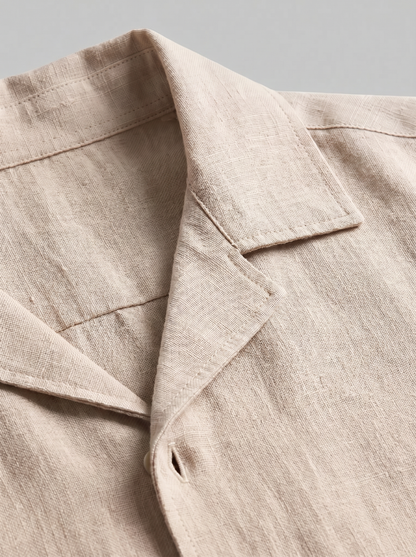 Men's Linen Summer Shirt and Trouser Set