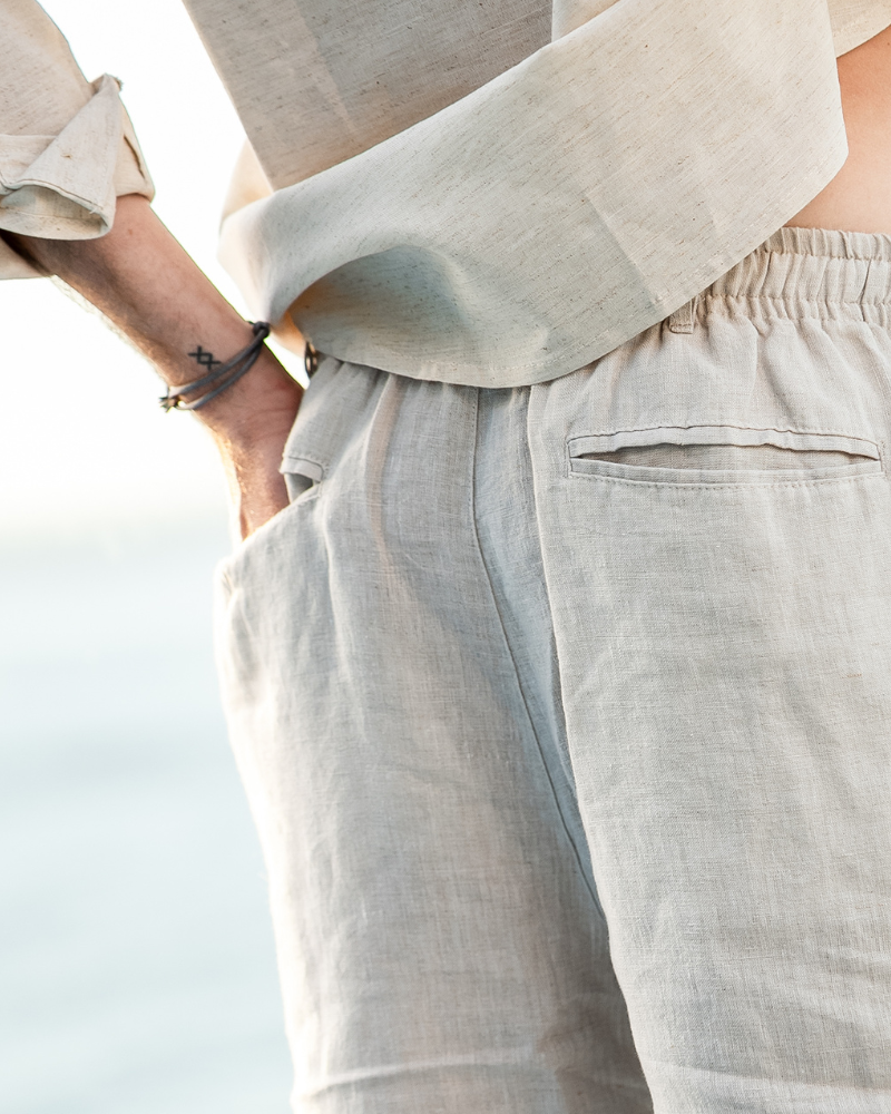 Men's Linen Summer Shorts