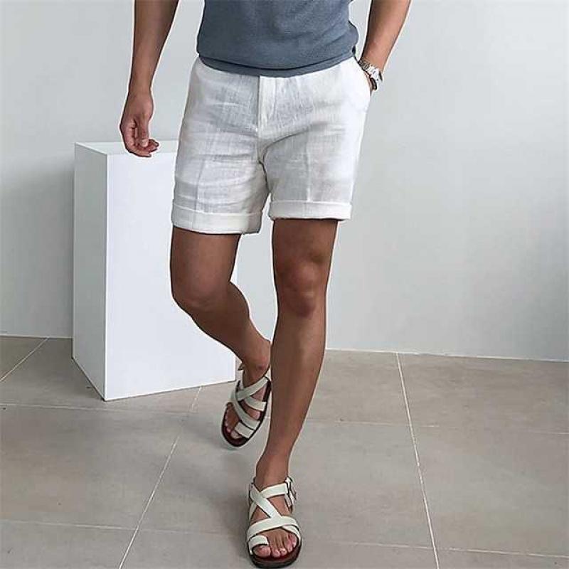 Men’s Linen Summer Shorts