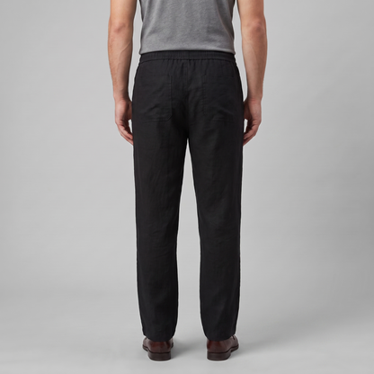 Men's Linen Wide-Leg Trousers