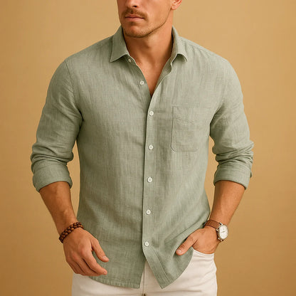 Men's Long Sleeve Breathable Shirt