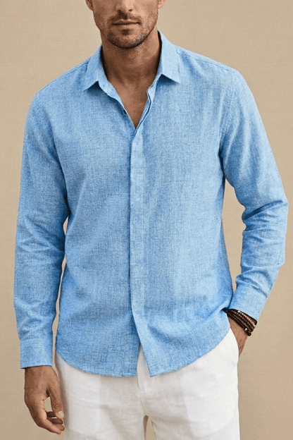Men's Long Sleeve Button-Up Shirt