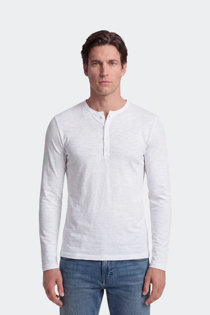 Men's Long Sleeve Henley Shirt