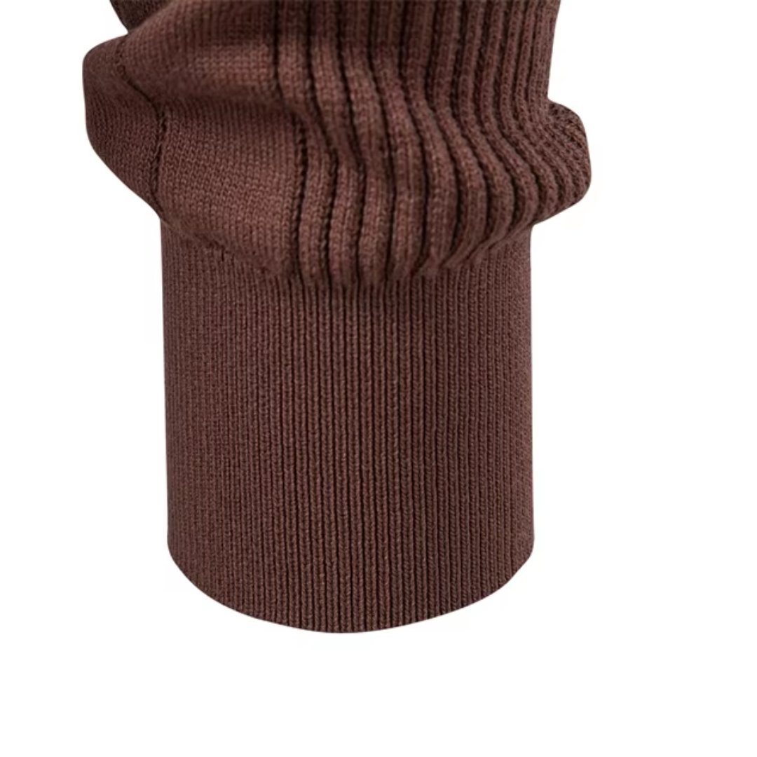Men's Long Sleeve Knit Polo Shirt