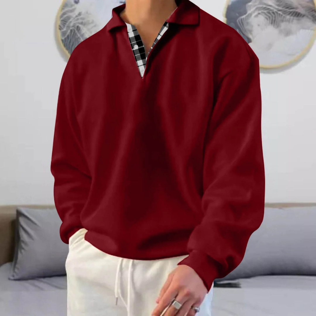 Men's Long Sleeve Knit Sweater