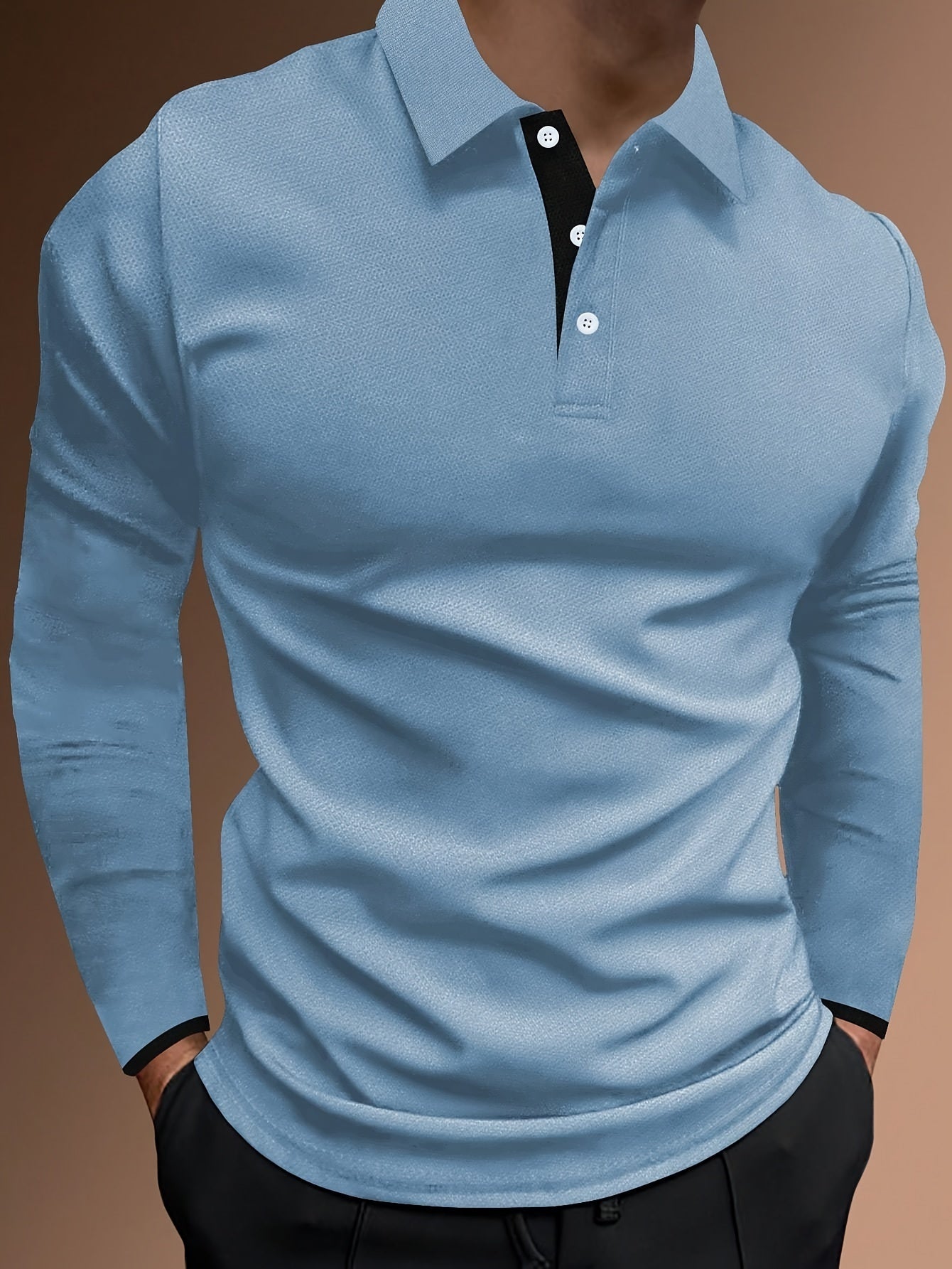 Men's Long Sleeve Polo Shirt