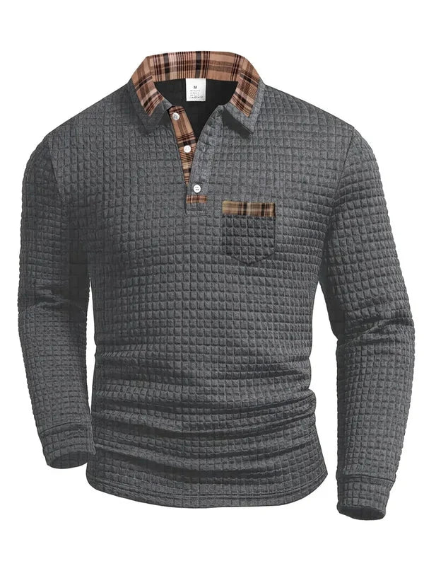 Men's Long Sleeve Polo Shirt