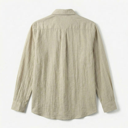Men's Long-Sleeve Shirt with Chest Pocket