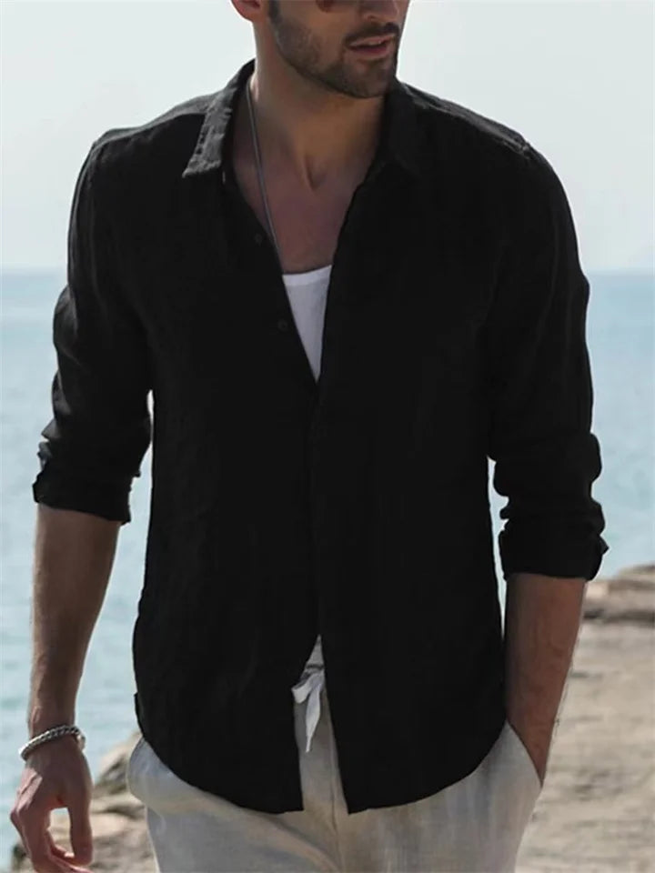 Men's Long Sleeve Summer Shirt