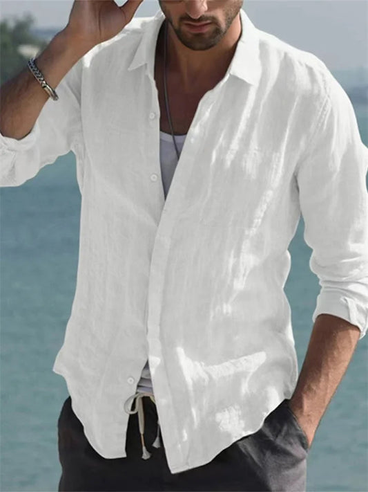 Men's Long Sleeve Summer Shirt