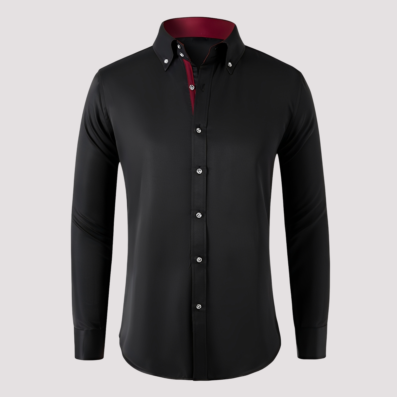 Men's Long-Sleeved Casual Shirt for Everyday Wear