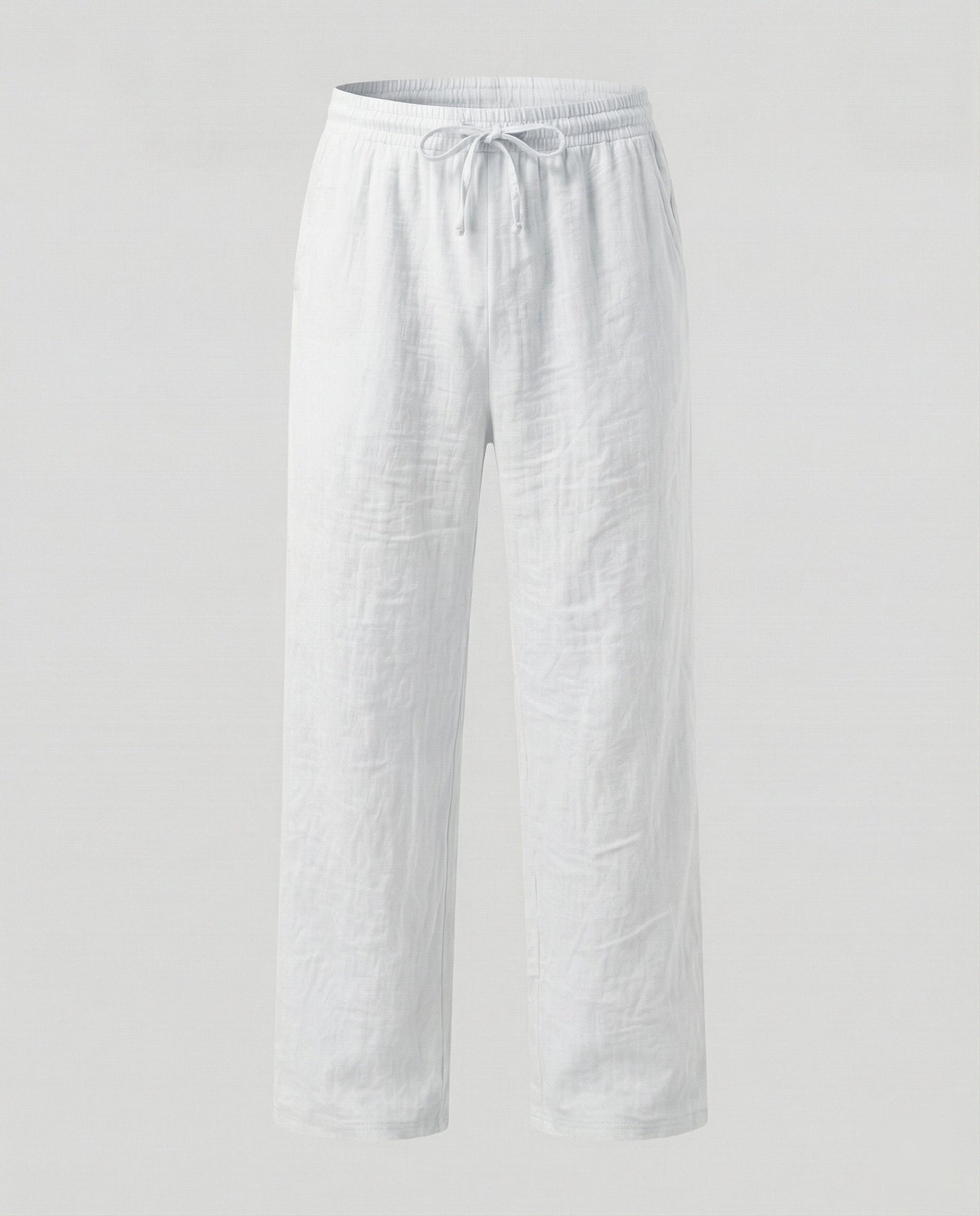 Men's Loose Fit Linen Blend Trousers