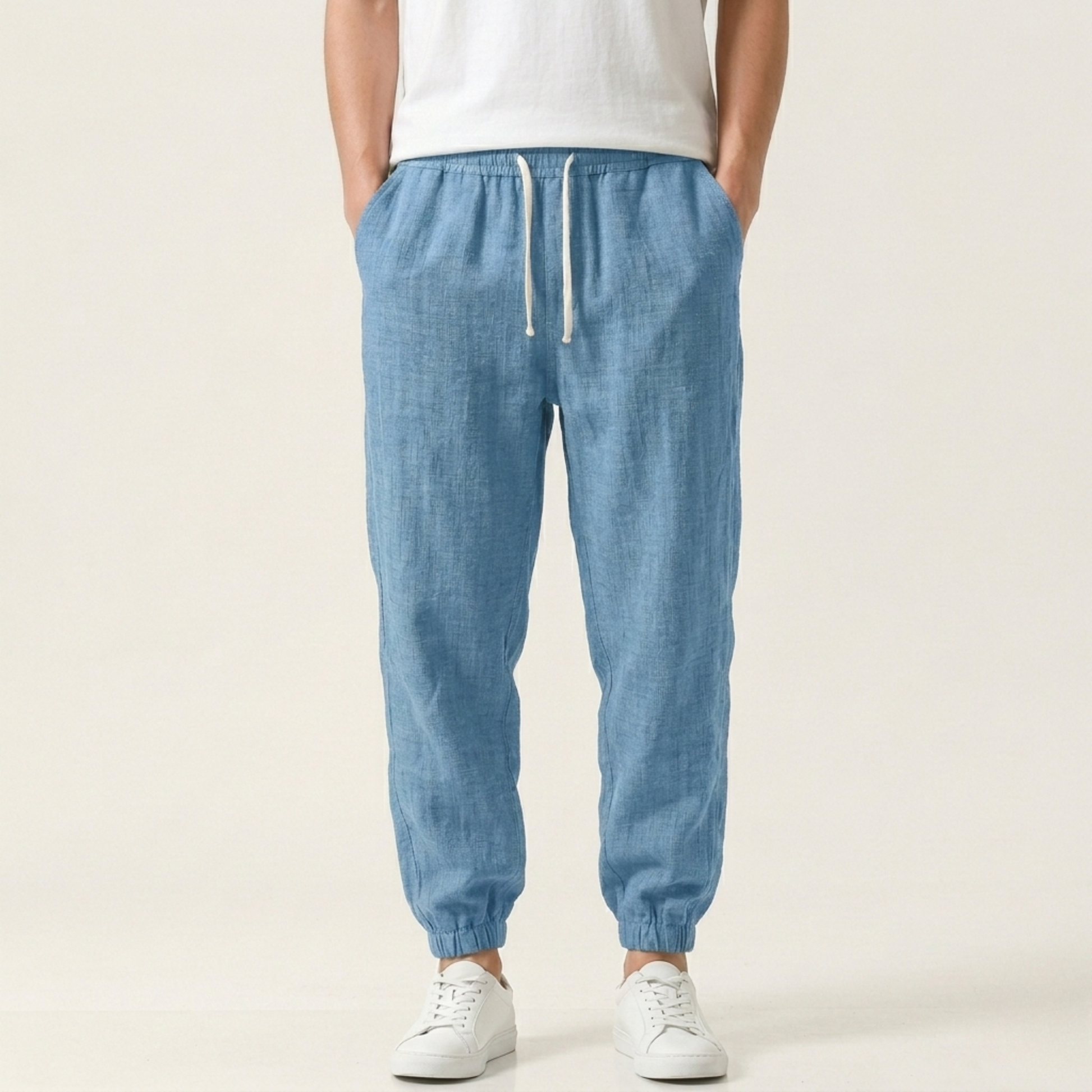 Men's Loose Fit Summer Trousers