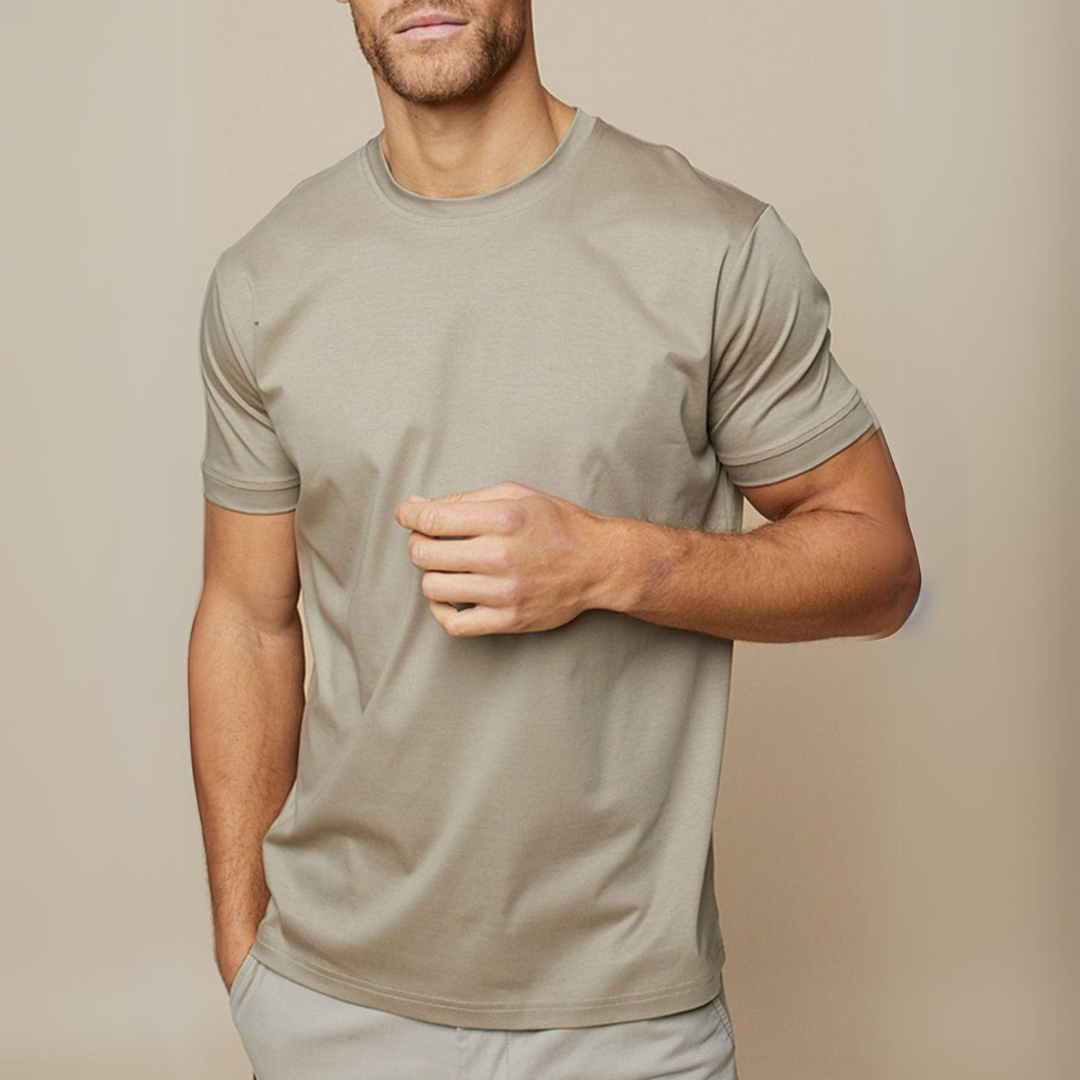 Men's Luxe T-Shirt - Soft Tailored Fit Casual Wear