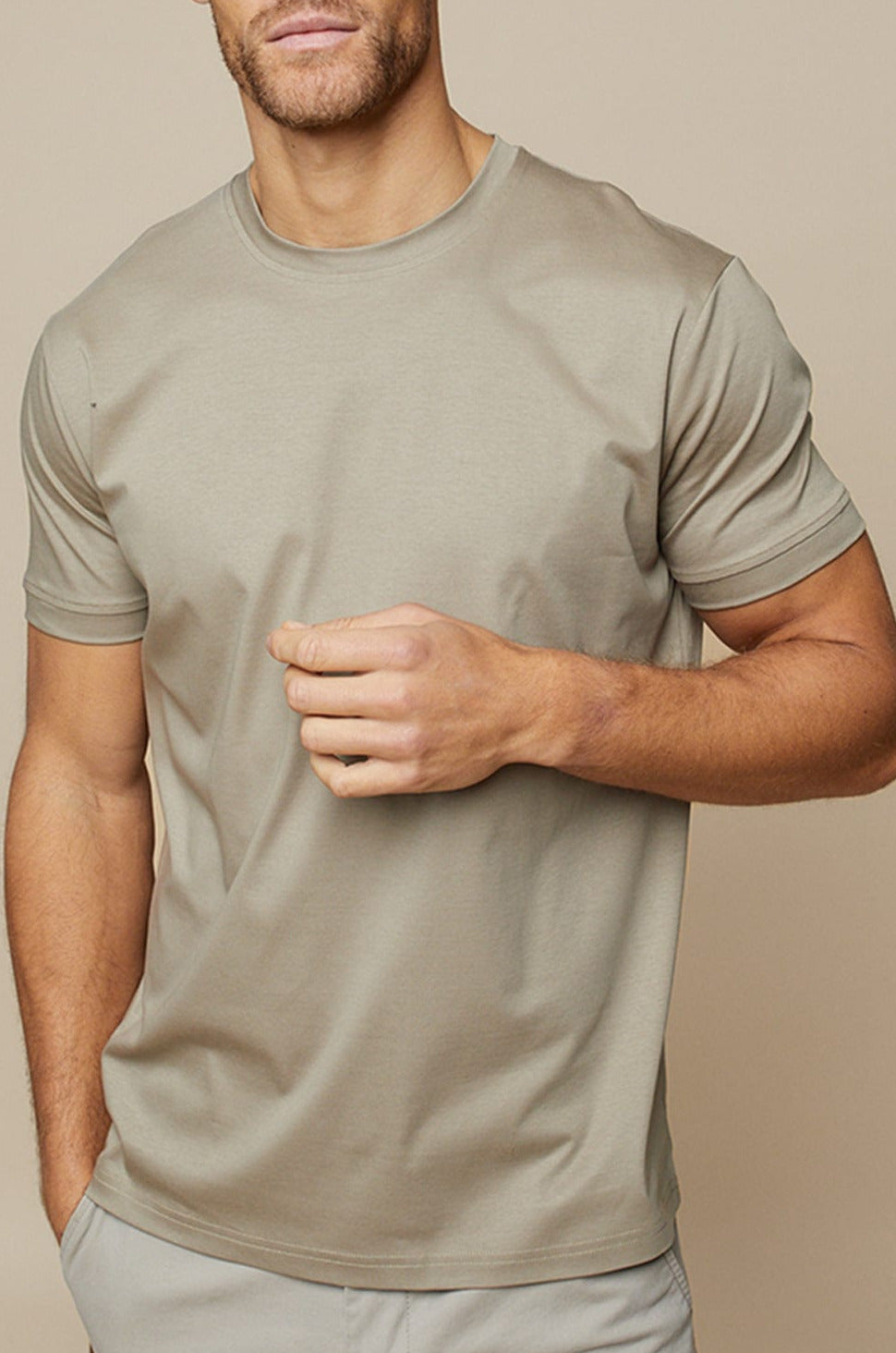 Men's Luxe T-Shirt - Soft Tailored Fit Casual Wear