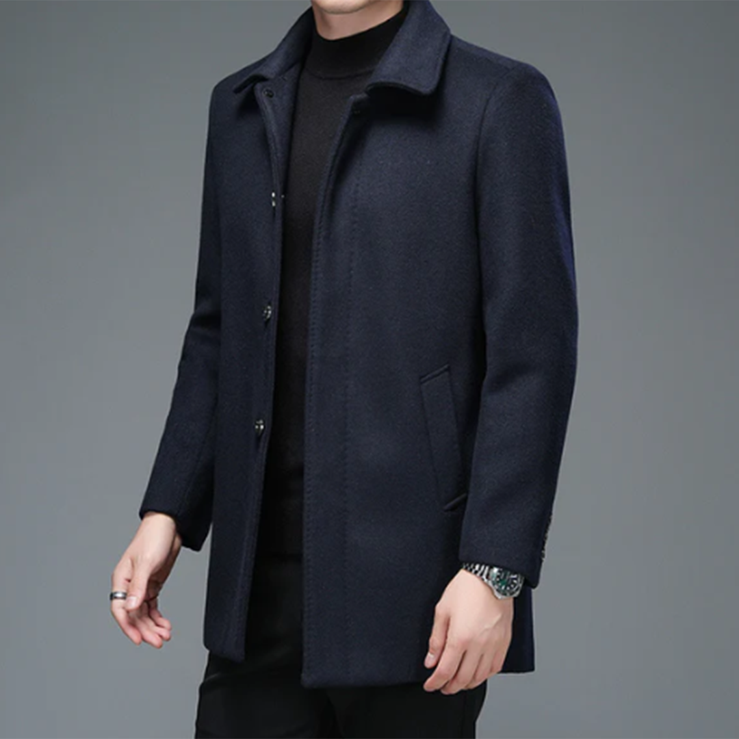 Men's Mid-Length Casual Jacket for Outdoor Adventures