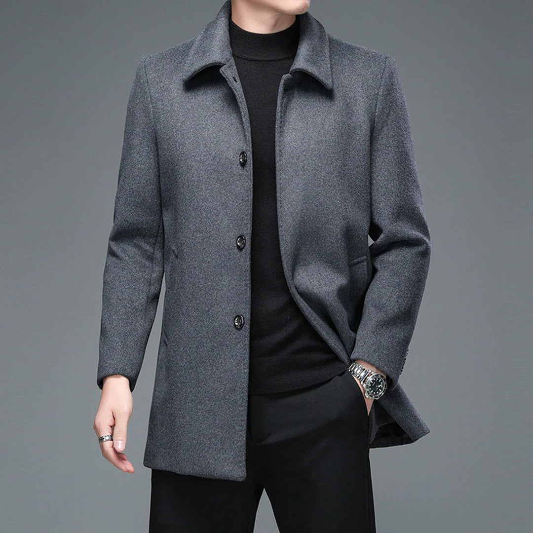 Men's Mid-Length Casual Jacket for Outdoor Adventures