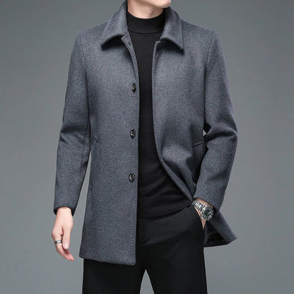 Men's Mid-Length Casual Jacket for Outdoor Adventures