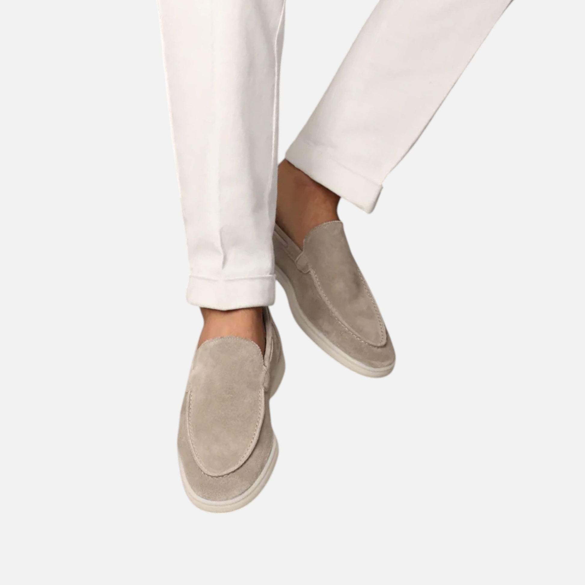 Men's Moccasin House Shoes - Faux Suede Comfort Moccasins