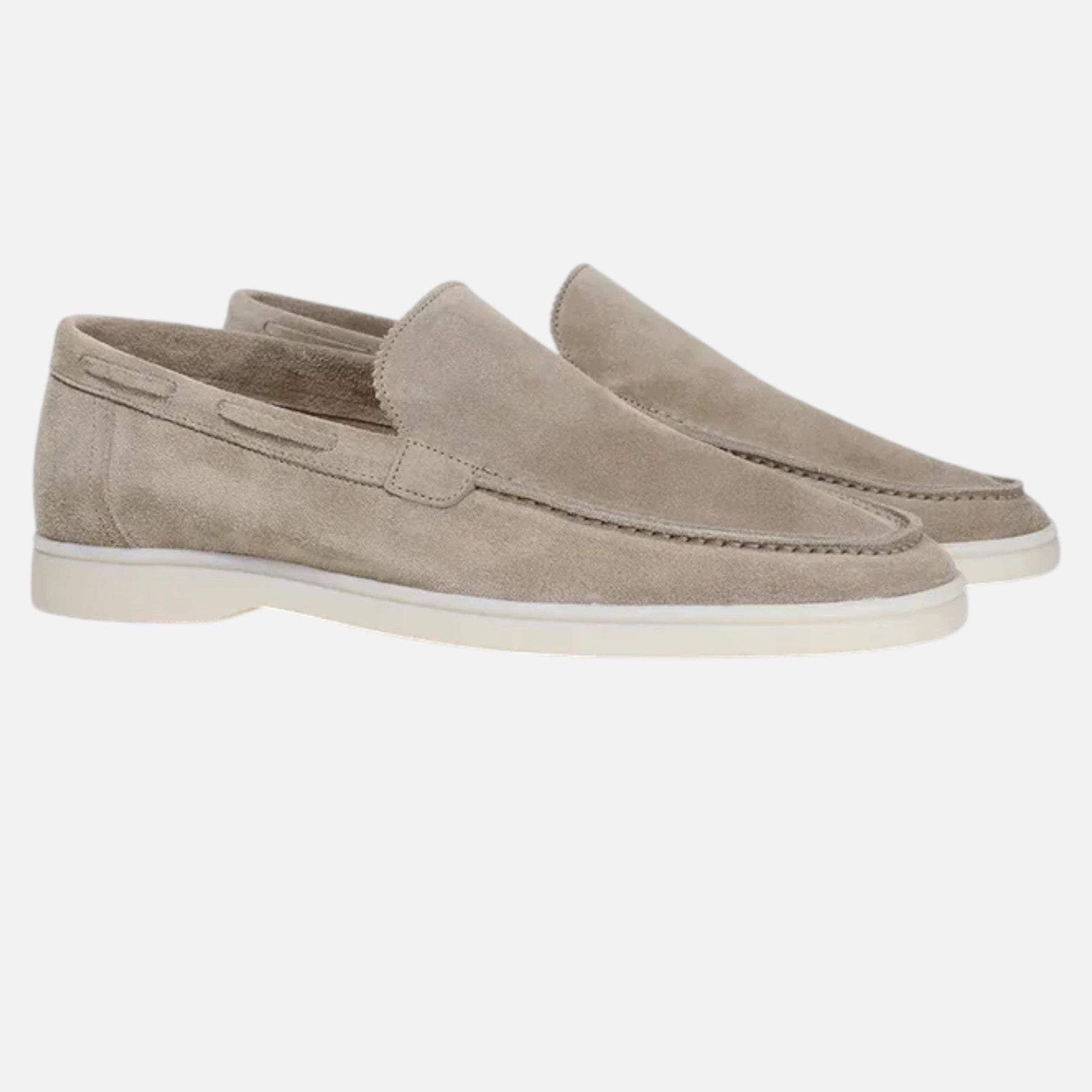 Men's Moccasin House Shoes - Faux Suede Comfort Moccasins