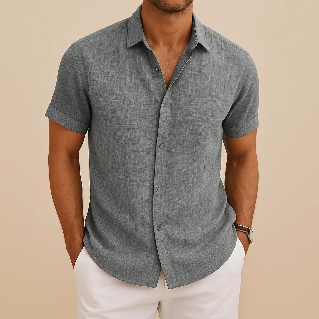 Men's Modern Casual Shirt with Refined Design