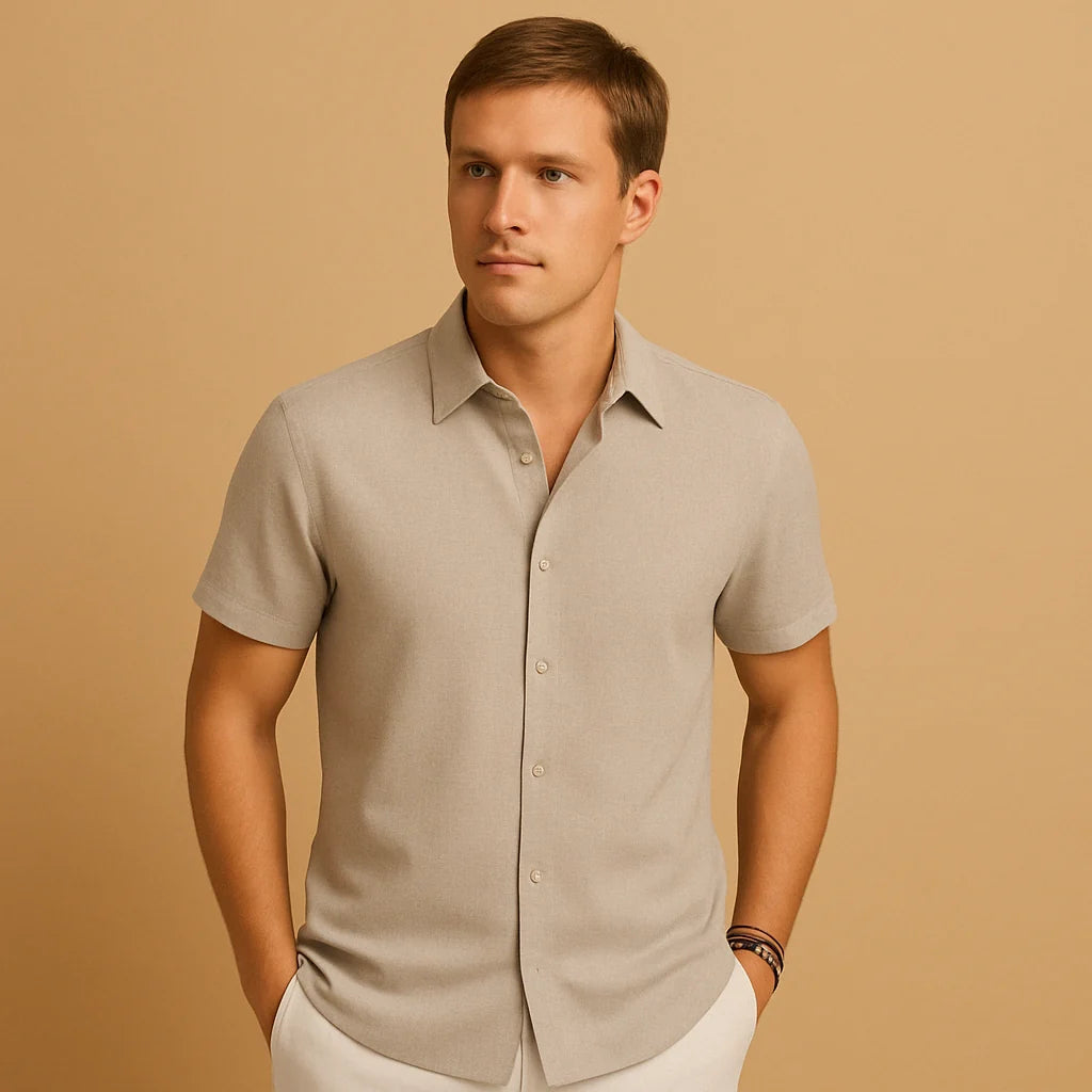 Men's Modern Casual Shirt with Refined Design
