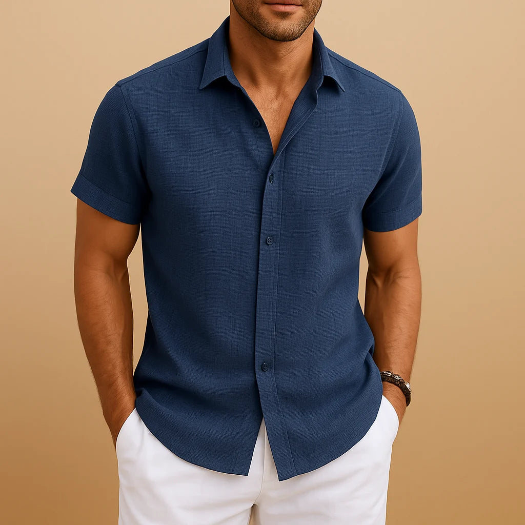 Men's Modern Casual Shirt with Refined Design