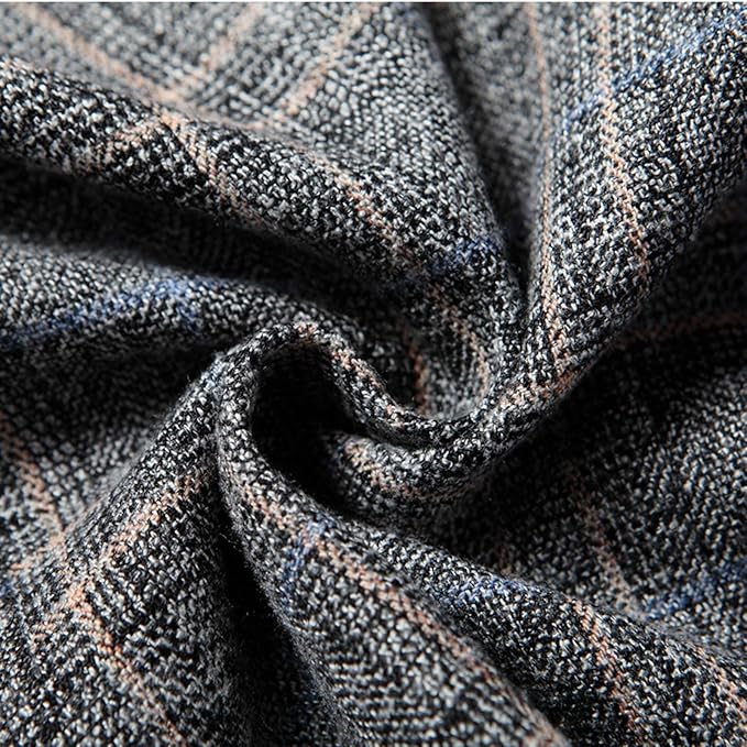 Men's Modern Check Pattern Blazer