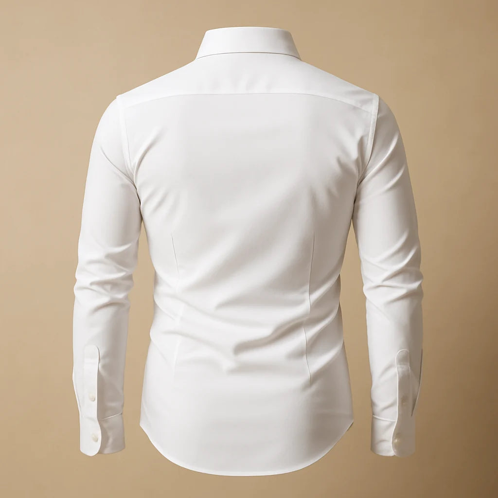 Men's Modern Classic Long Sleeve Dress Shirt