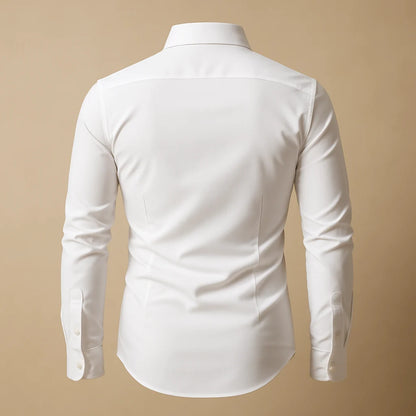 Men's Modern Classic Long Sleeve Dress Shirt