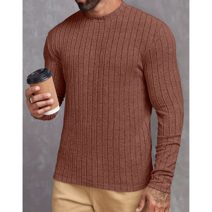 Men's Modern Elegant Crew Neck Sweater