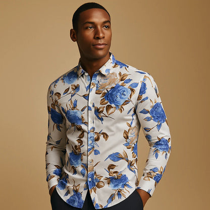 Men's Modern Fit Floral Shirt