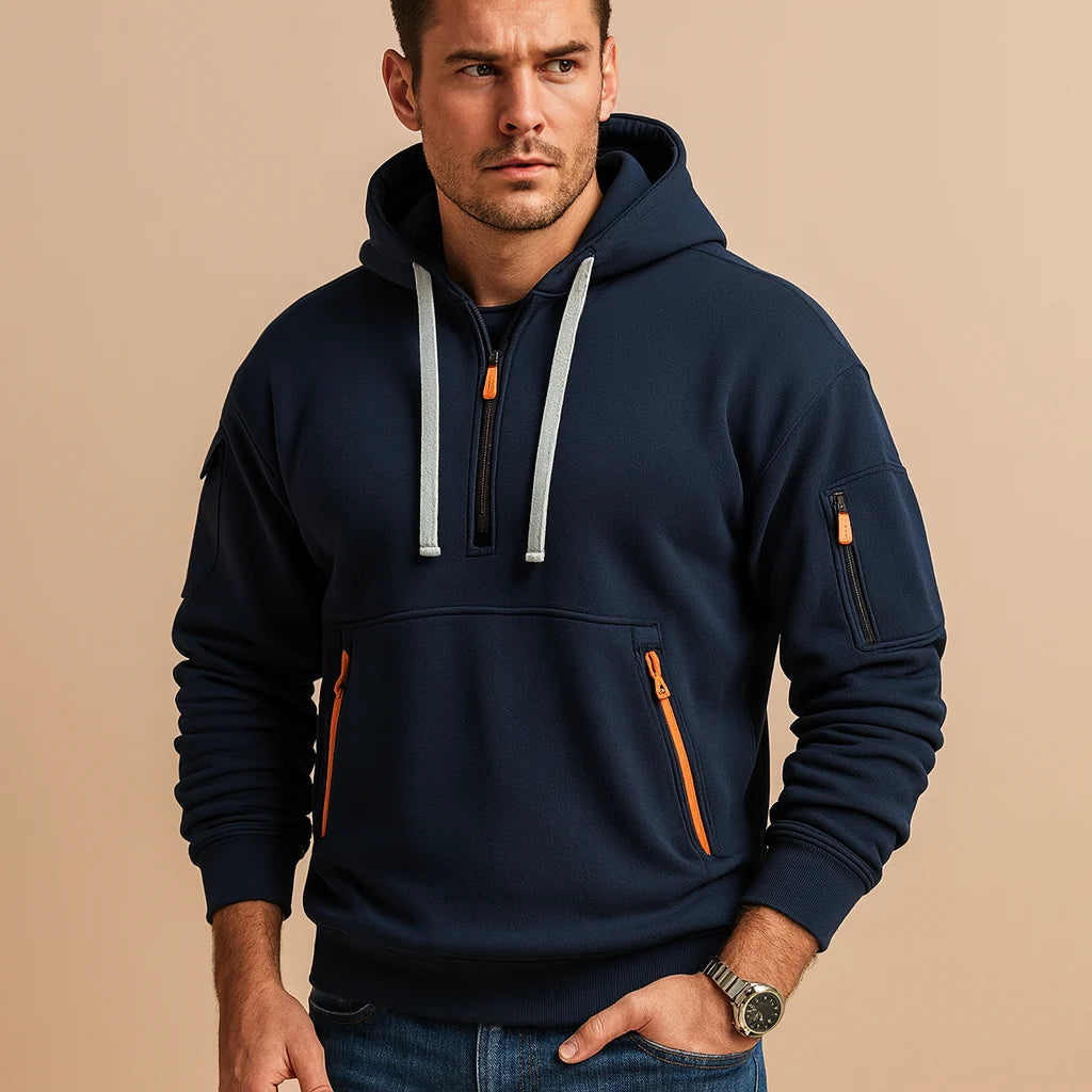 Men's Modern Fit Hoodie - Comfortable Sweatshirt for Everyday Wear