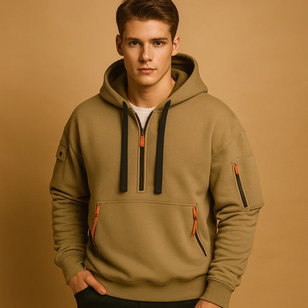 Men's Modern Fit Hoodie - Comfortable Sweatshirt for Everyday Wear