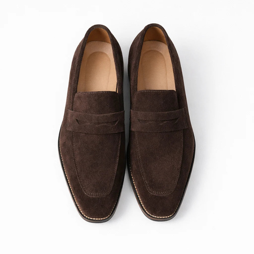 Men's Nubuck Leather Riviera Loafers