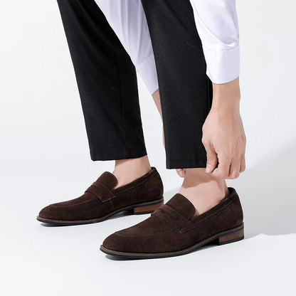 Men's Nubuck Leather Riviera Loafers