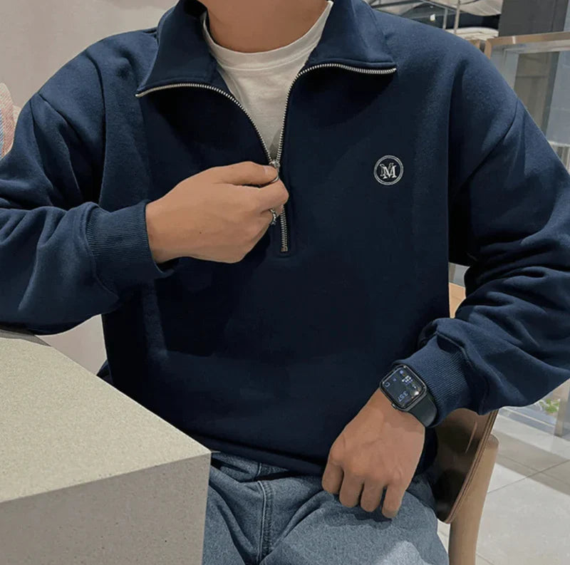 Men's Organic Zip Cardigan