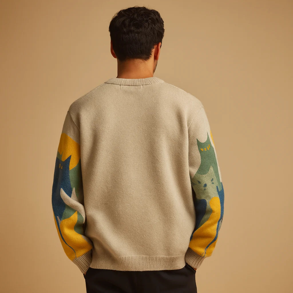 Men's Oversized Knit Sweater