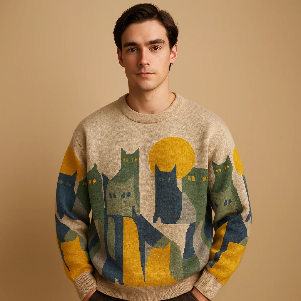 Men's Oversized Knit Sweater