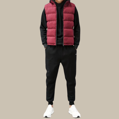Men's Padded Body Warmer Water-Repellent Vest
