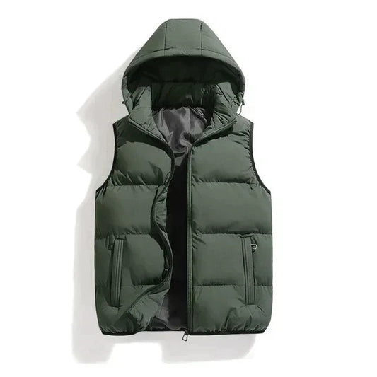 Men's Padded Bodywarmer with Hood
